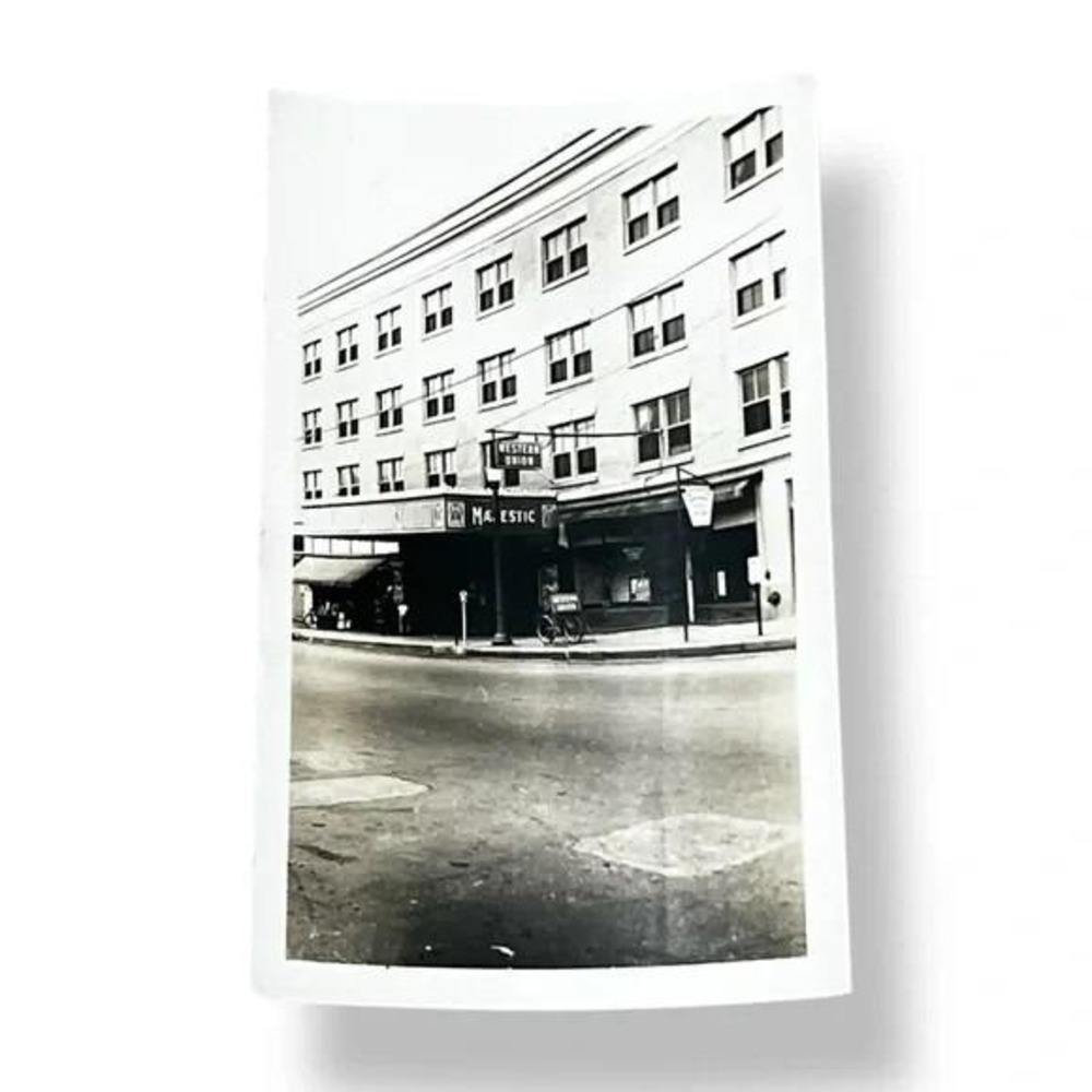 Hotel Majestic Western Union State Police Penn Philadelphia Vtg Photo EBX